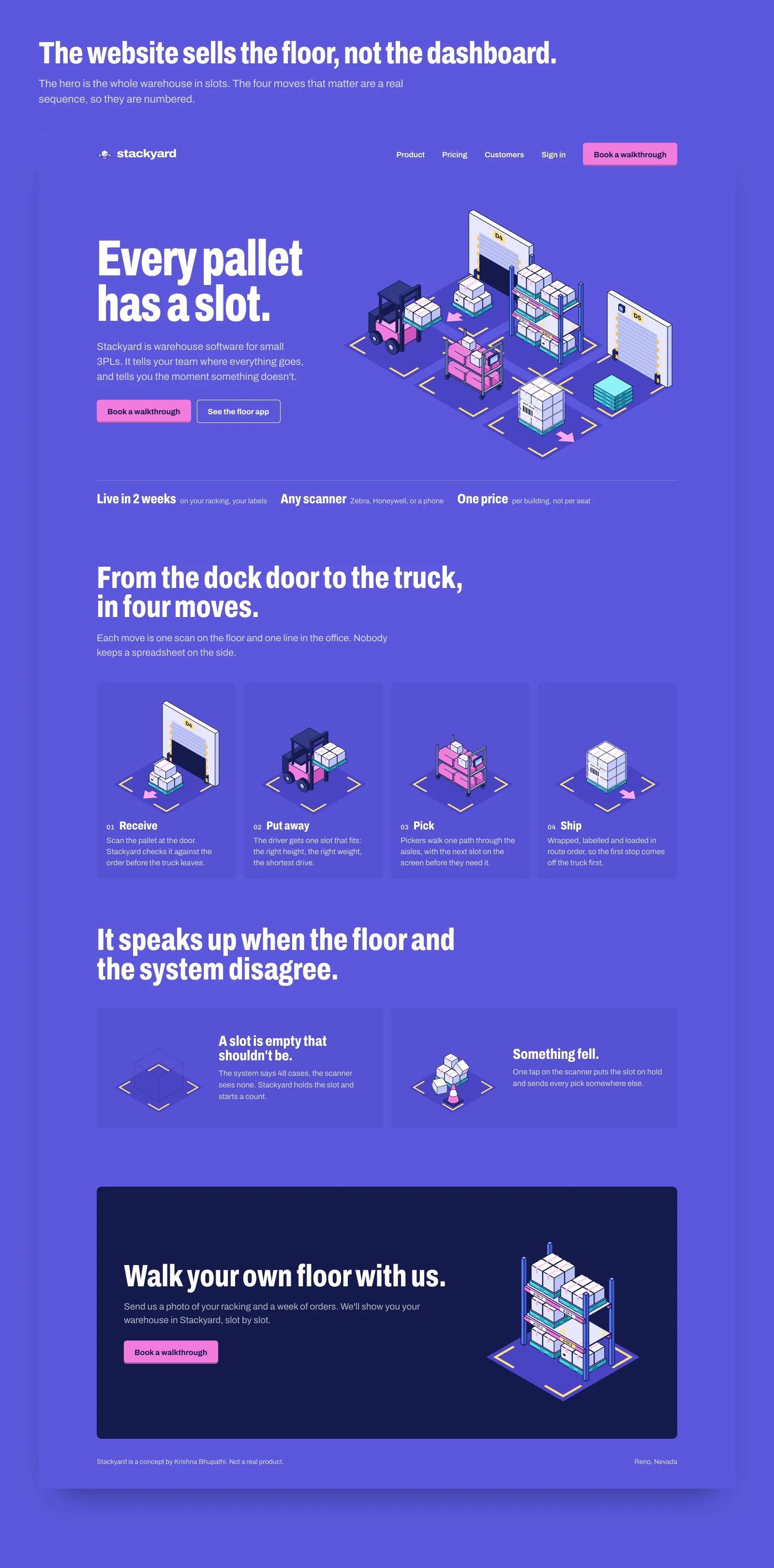 The Stackyard website